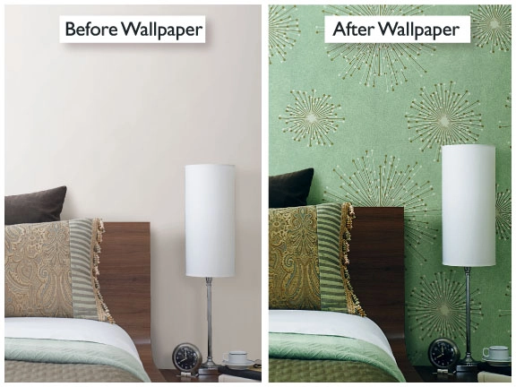 Commercial wallpaper installation in Washington DC office