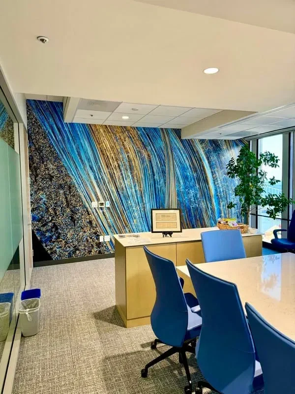 Wallpaper installation project in Arlington, VA