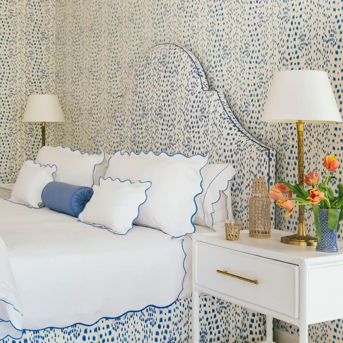 Wallpaper removal process in dining room